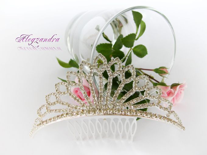 Bridal Tiara by Pamela Falli - 006 Bridal Tiara by Pamela Falli - 006