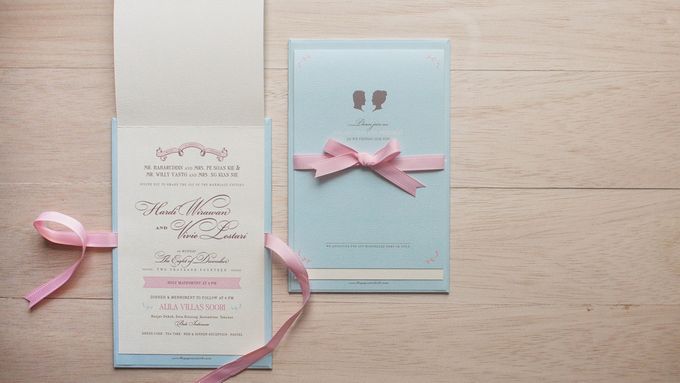 Romantic Pink & Blue by The Paper & Ink - 001