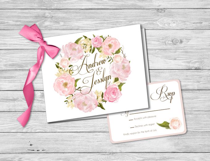 Floral Crown Watercolor Style by Jolly's Little Dreams - 006 Floral Crown Watercolor Style by Jolly's Little Dreams - 006