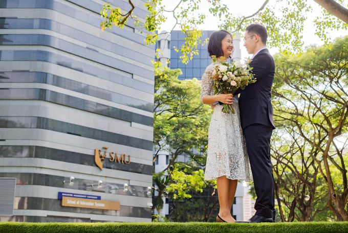 Pre-Wedding Shoot at SMU by GrizzyPix Photography - 001