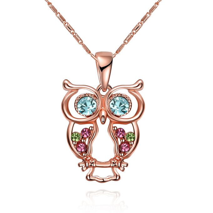 Tiaria 18K Fashion Popular Owl Necklace 