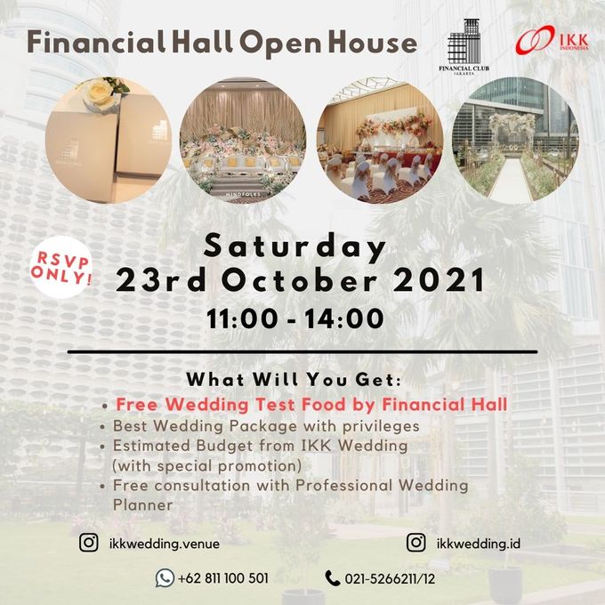 Financial Hall Open House by IKK Wedding Venue - 001 Financial Hall Open House by IKK Wedding Venue - 001