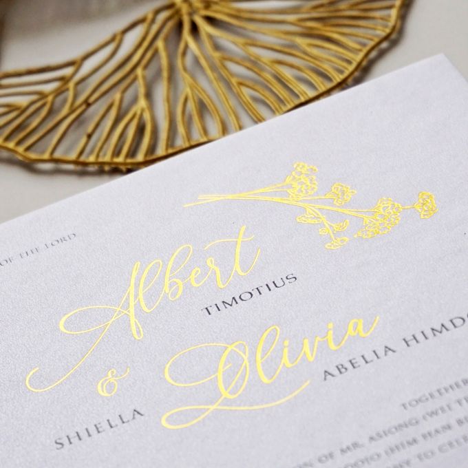 Albert & Olivia Wedding by Gifu Invitation & Souvenir - 003 Albert & Olivia Wedding by Gifu Invitation & Souvenir - 003