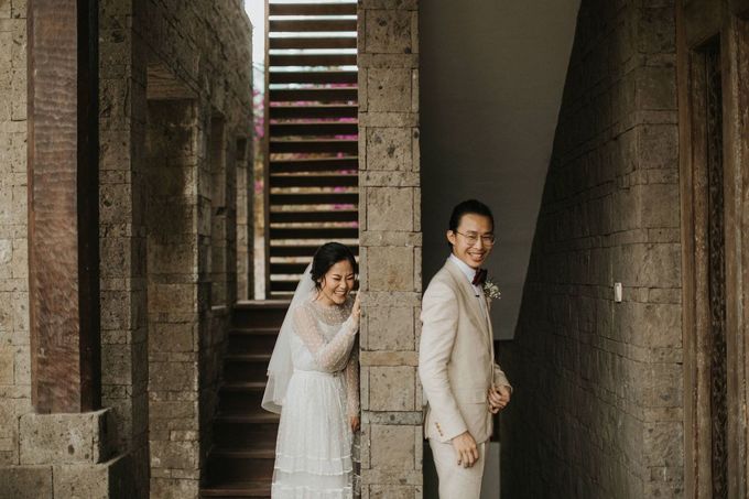 Chris & Calista Real Wedding at The Stone House by Tirtha by saptodjojokartiko bride - 001