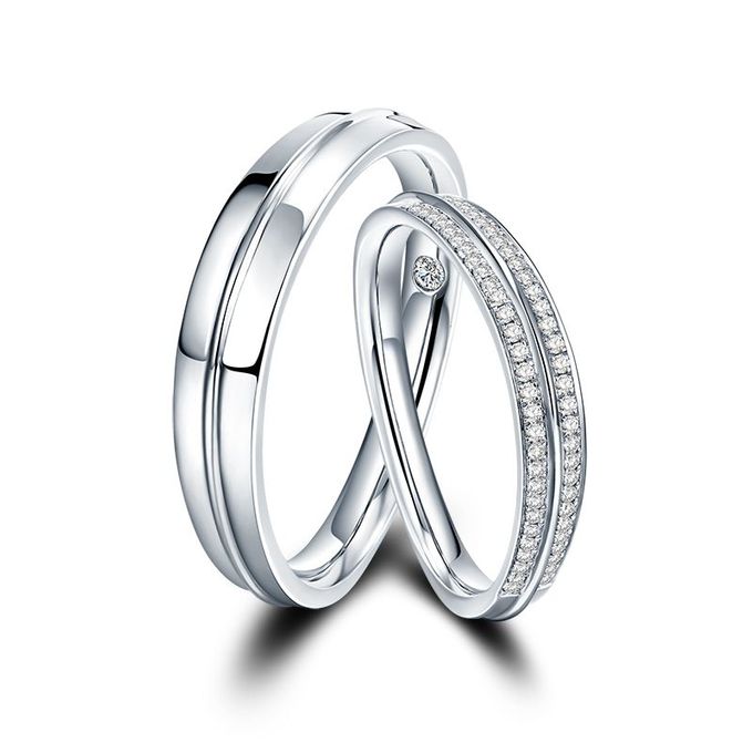 Tiaria Arlene de Grace Diamond Ring Perhiasan Cincin Pernikahan Emas dan Berlian by TIARIA - 004 Tiaria Arlene de Grace Diamond Ring Perhiasan Cincin Pernikahan Emas dan Berlian by TIARIA - 004