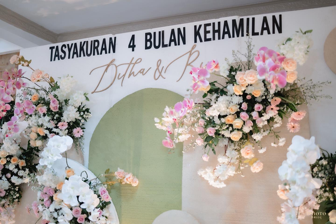 Dekorasi Tasyakur 4 Bulan Kehamilan Ditha by AT Decoration - 006