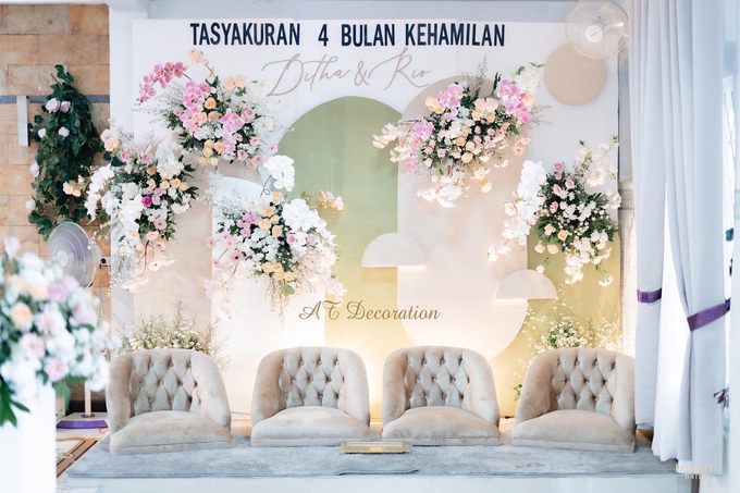 Dekorasi Tasyakur 4 Bulan Kehamilan Ditha by AT Decoration - 007