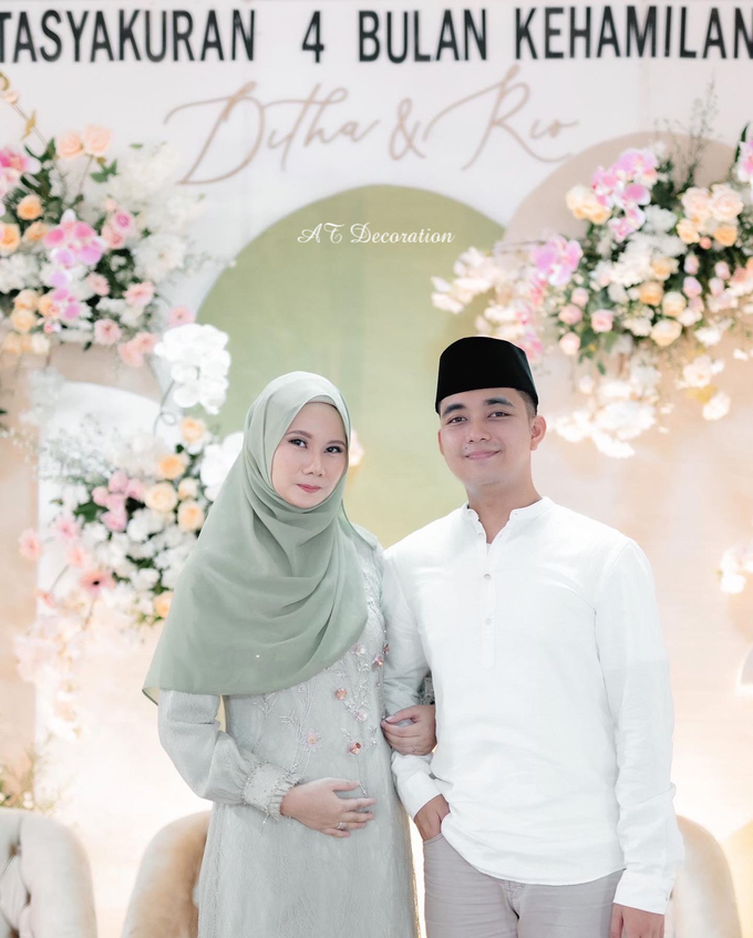 Dekorasi Tasyakur 4 Bulan Kehamilan Ditha by AT Decoration - 013