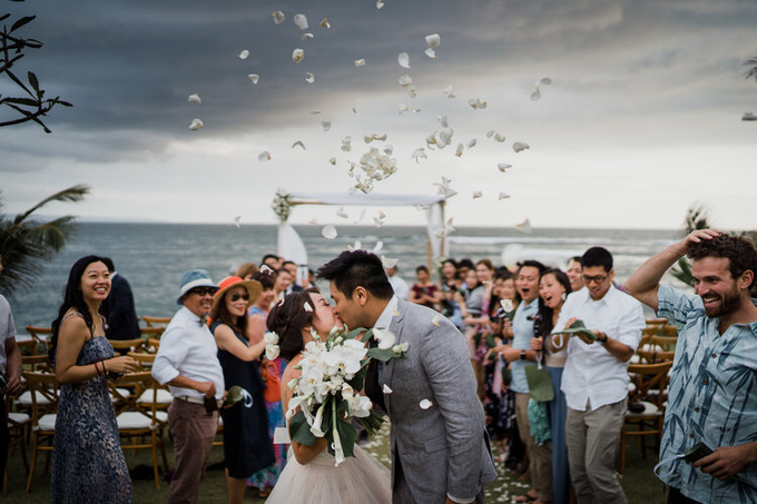 Intimate beach wedding at The Taman Ahimsa by AVAVI BALI WEDDINGS - 003