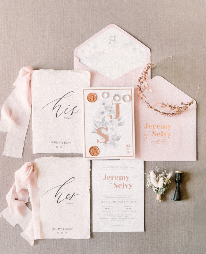 Jakarta wedding - Jeremy & Selvy by Trouvaille Invitation - 001