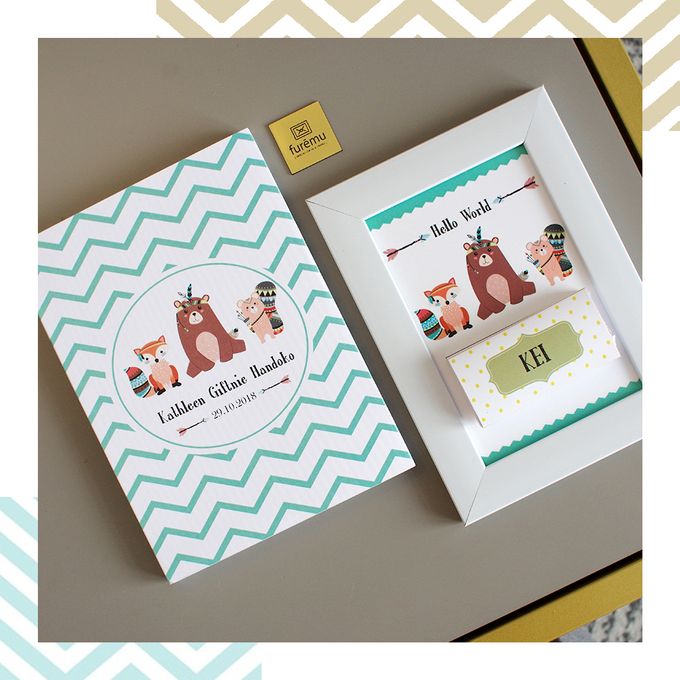 Indian Themed Invitation-Souvenir with Chocolate Bars by Furēmu - 003