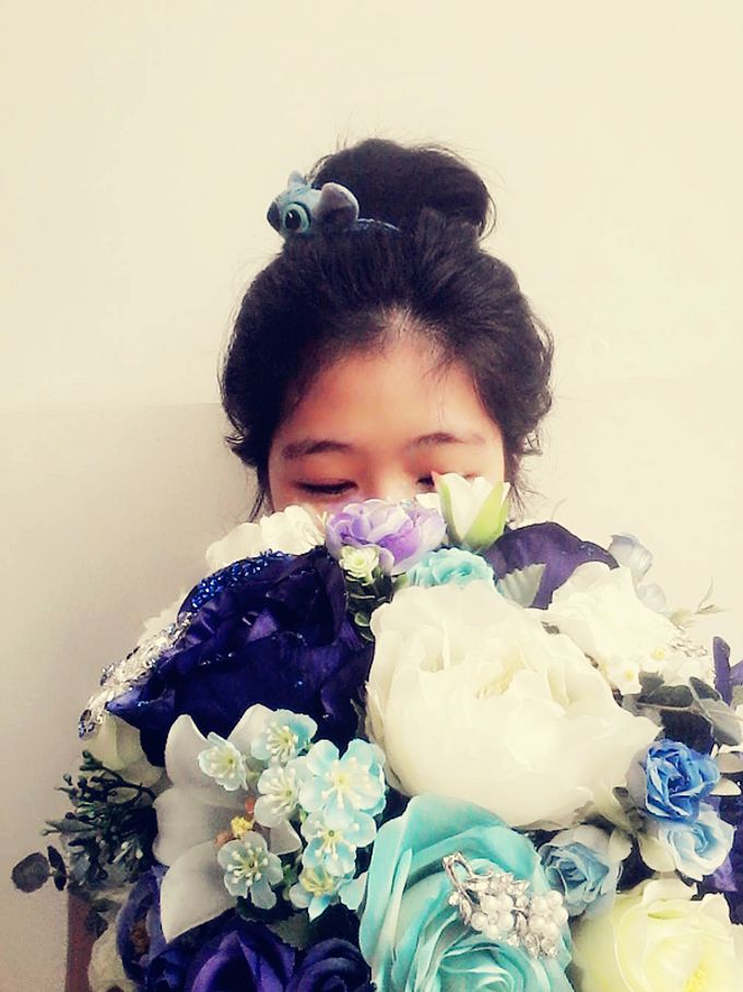ISABELLA BLEU WEDDING BOUQUET by LUX floral design - 006