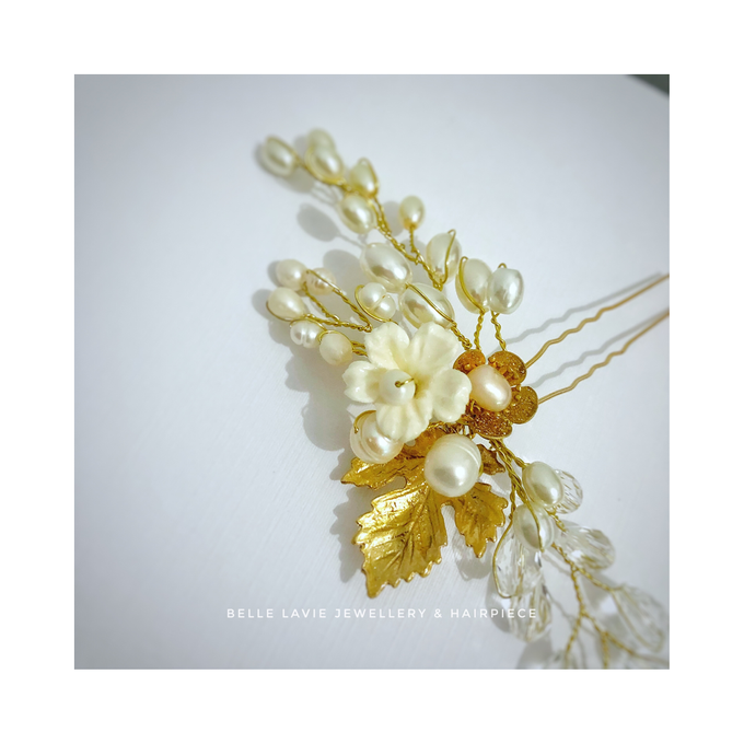 Gold Sakura Hairpin for Ms.Disa by Belle La_vie - 004