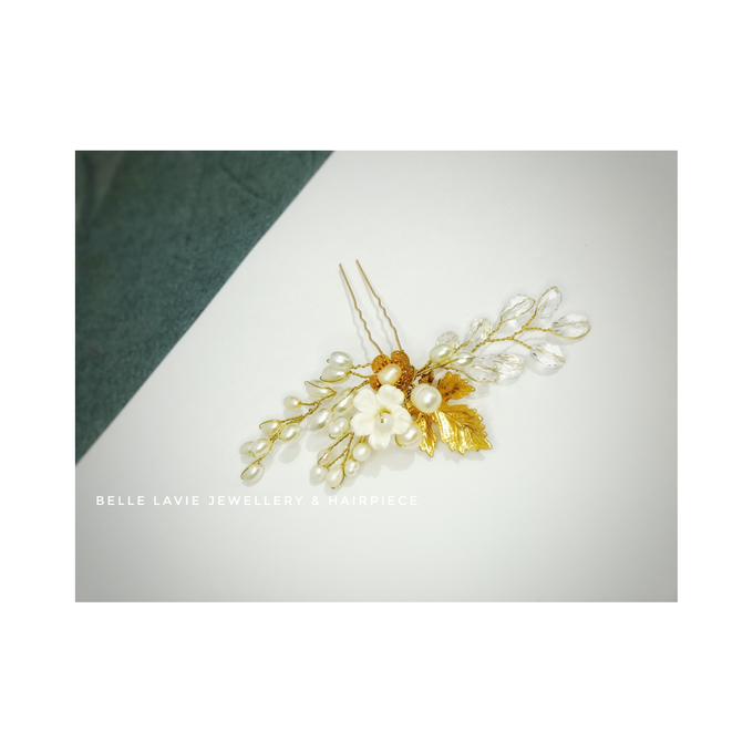 Gold Sakura Hairpin for Ms.Disa by Belle La_vie - 005