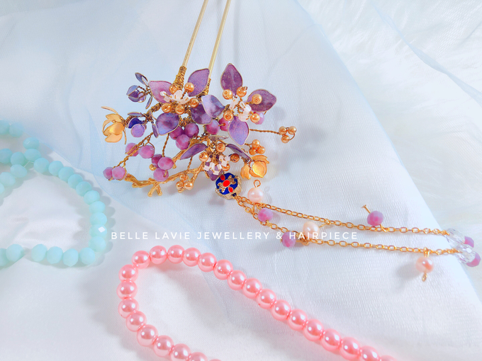 Hydrangea Chinese Hairstick by Belle La_vie - 001