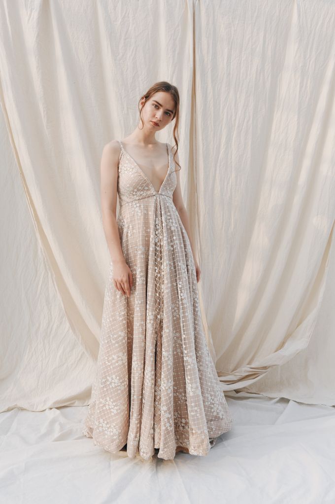 Berta Nude Dress by Espoir Studio - 002