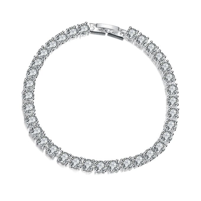 TIARIA Infinite Diamond Bracelet Perhiasan Emas Gelang ...