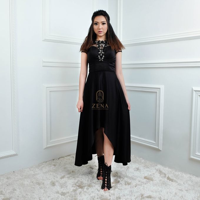 Simple Black Dress by Zena | Bridestory.com
