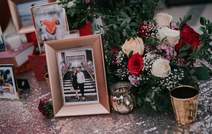 Jacky & Jayslyn - Glamorous red & pink canopy wedding by Blissmoment - 003