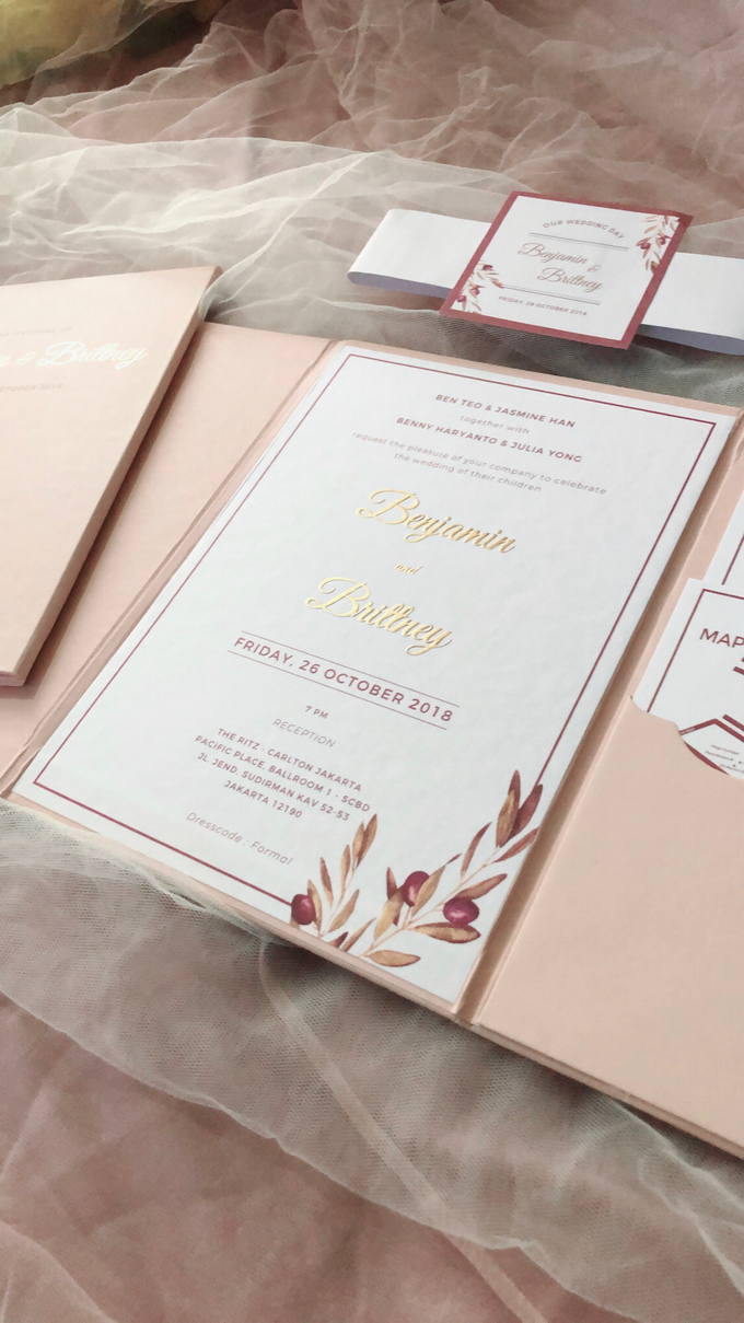 Benjamin & Brittney wedding invitation by Book.Idea - 001 Benjamin & Brittney wedding invitation by Book.Idea - 001