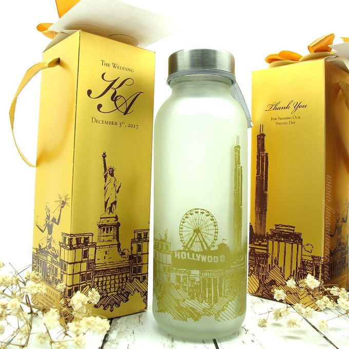 Frosted Drinking Bottle Include Packing by Fine Souvenir - 002 Frosted Drinking Bottle Include Packing by Fine Souvenir - 002