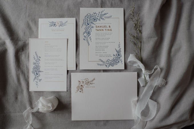 Wedding Invite Design - Samuel & Tann Ting by The Fine Press - 002 Wedding Invite Design - Samuel & Tann Ting by The Fine Press - 002