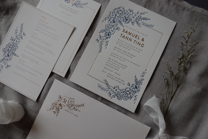 Wedding Invite Design - Samuel & Tann Ting by The Fine Press - 005 Wedding Invite Design - Samuel & Tann Ting by The Fine Press - 005