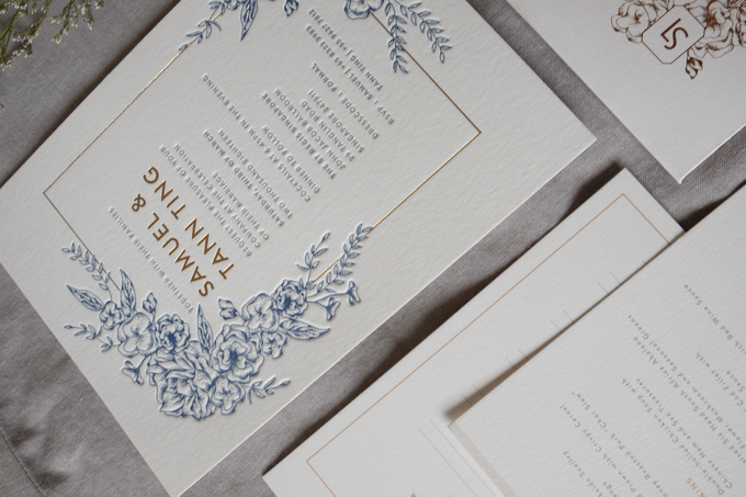 Wedding Invite Design - Samuel & Tann Ting by The Fine Press - 006