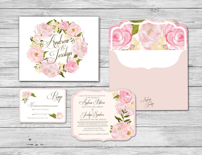 Floral Crown Watercolor Style by Jolly's Little Dreams - 004 Floral Crown Watercolor Style by Jolly's Little Dreams - 004