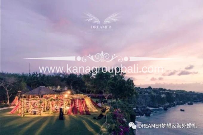 Red Maroon & Navy Blue Wedding theme by Kana Wedding Bali - 001