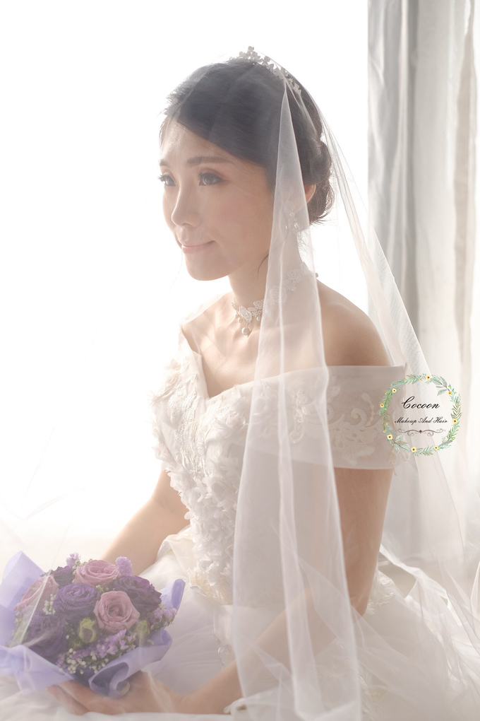 Snowy BatAm Wedding day by Cocoon makeup and hair - 002