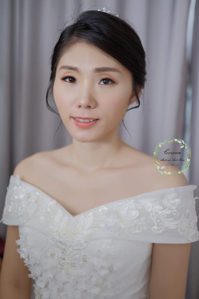 Snowy BatAm Wedding day by Cocoon makeup and hair - 001