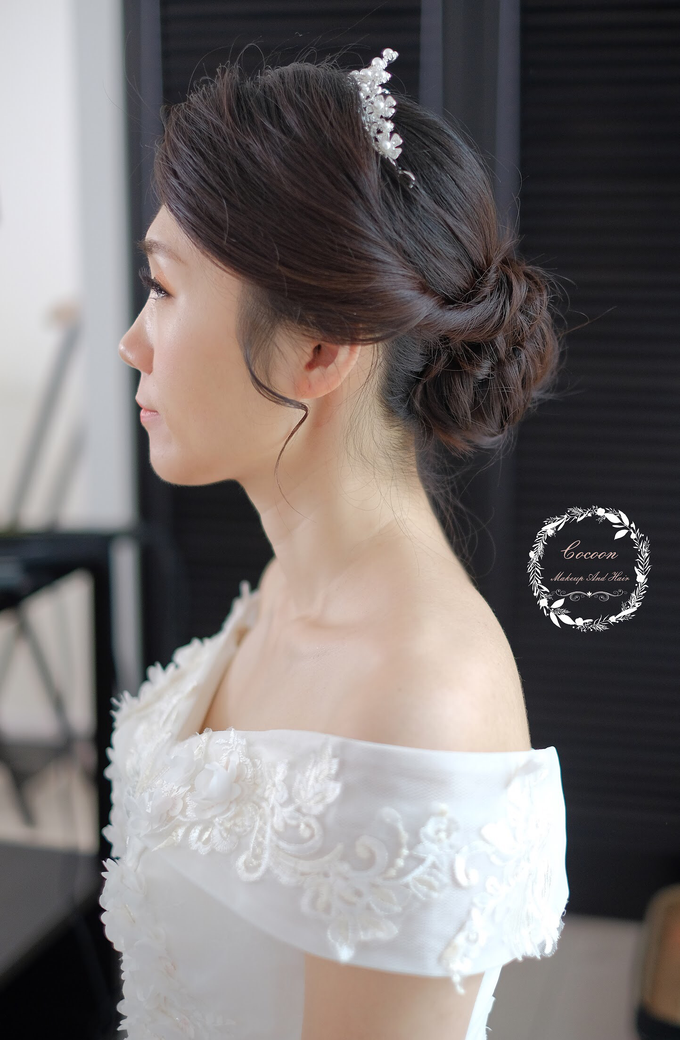 Snowy BatAm Wedding day by Cocoon makeup and hair - 008