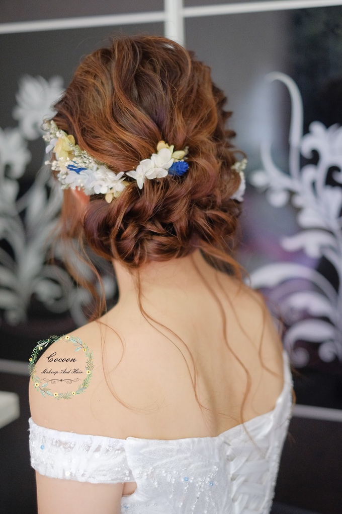 Si min big day (morning and evening looks) by Cocoon makeup and hair - 002