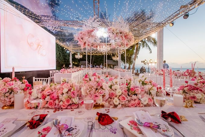 Wedding reception at Conrad Koh Samui beach by BLISS Events & Weddings Thailand - 006