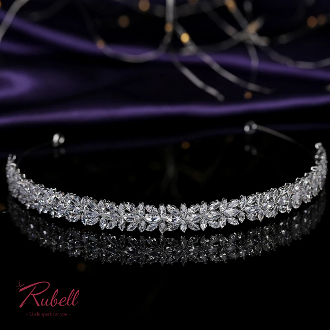 Leia CZ Headpiece by Rubell Jewelry - 003 Leia CZ Headpiece by Rubell Jewelry - 003