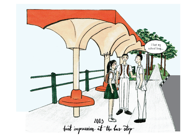 Love Story Illustrations | Samson & Cheryl by dora prints and paper goods - 004 Love Story Illustrations | Samson & Cheryl by dora prints and paper goods - 004