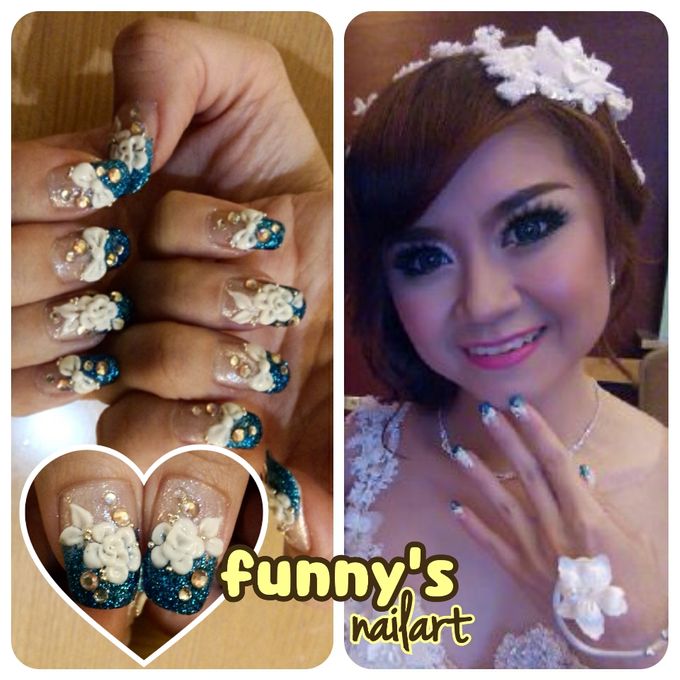 Wedding Nails by Funny's Nail art - 003 Wedding Nails by Funny's Nail art - 003