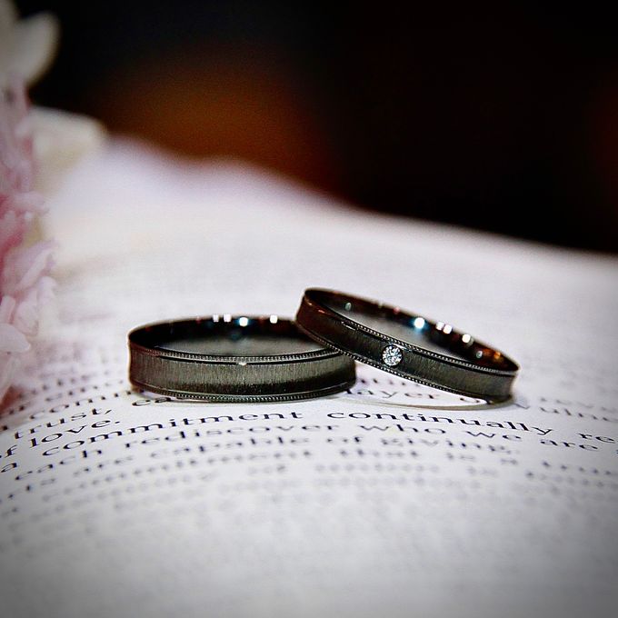 Black Wedding Bands by eClarity Diamonds