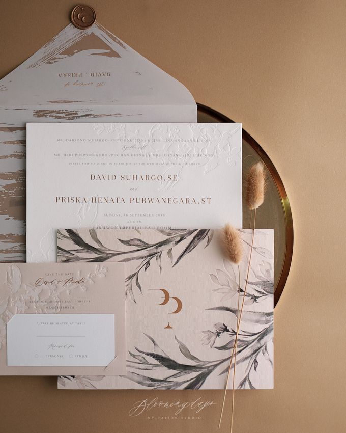 BOTANICAL ELEGANCE by BloomingDays Invitation Studio - 001 BOTANICAL ELEGANCE by BloomingDays Invitation Studio - 001