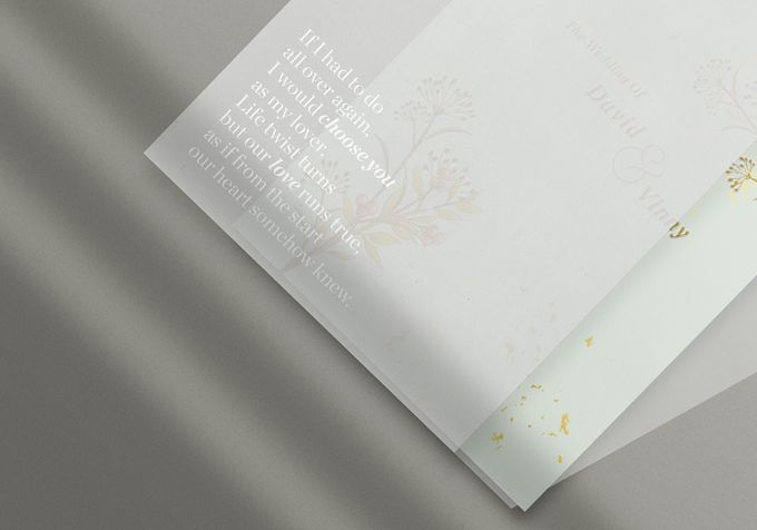 Customized wedding invitation design D&V by corakrupa - 003 Customized wedding invitation design D&V by corakrupa - 003