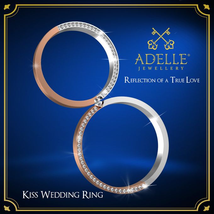 Kiss Wedding Ring by Adelle Jewellery