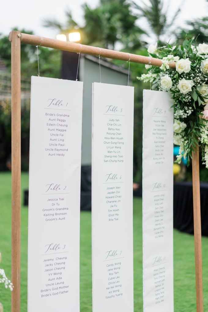 Elegant Wedding Decoration with the mix of blush and ivory at The Ritz Carlton by Silverdust Decoration - 007