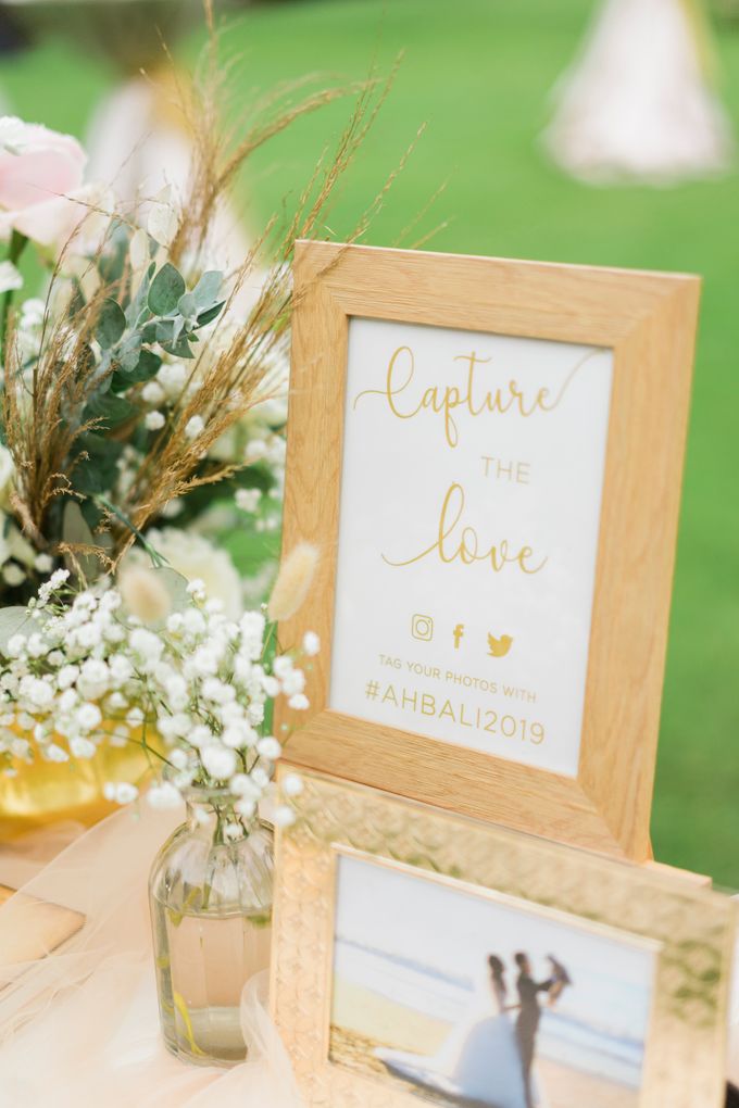 Elegant Wedding Decoration with the mix of blush and ivory at The Ritz Carlton by Silverdust Decoration - 009