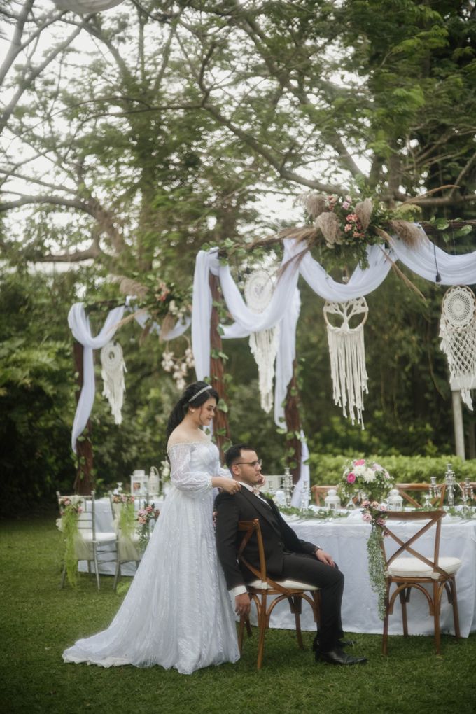 Dila & Rizky Reception at On Green by AKSA Creative - 026