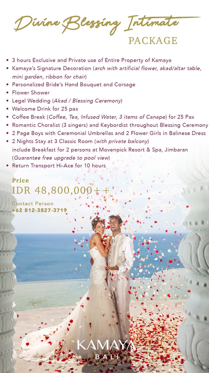 Divine Blessing Intimate Package by KAMAYA BALI - 001 Divine Blessing Intimate Package by KAMAYA BALI - 001