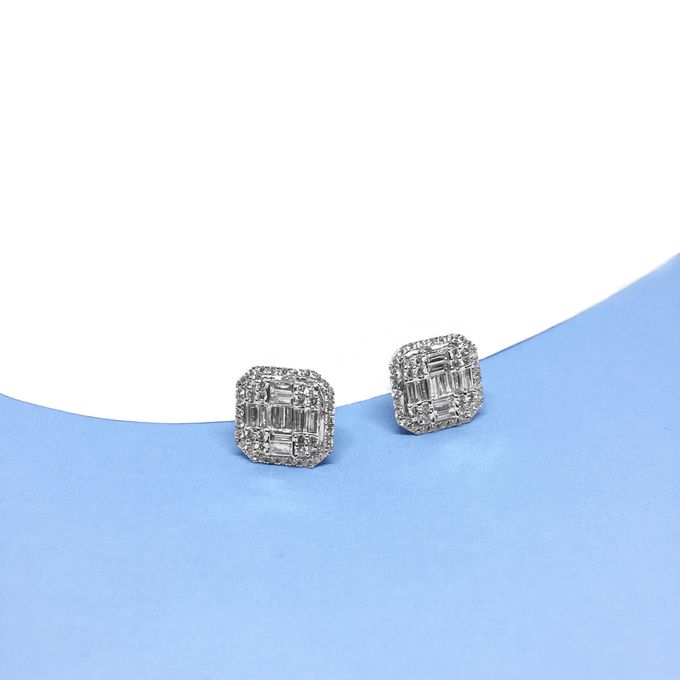 Diamond Earring by Felicity Jewellery - 004 Diamond Earring by Felicity Jewellery - 004