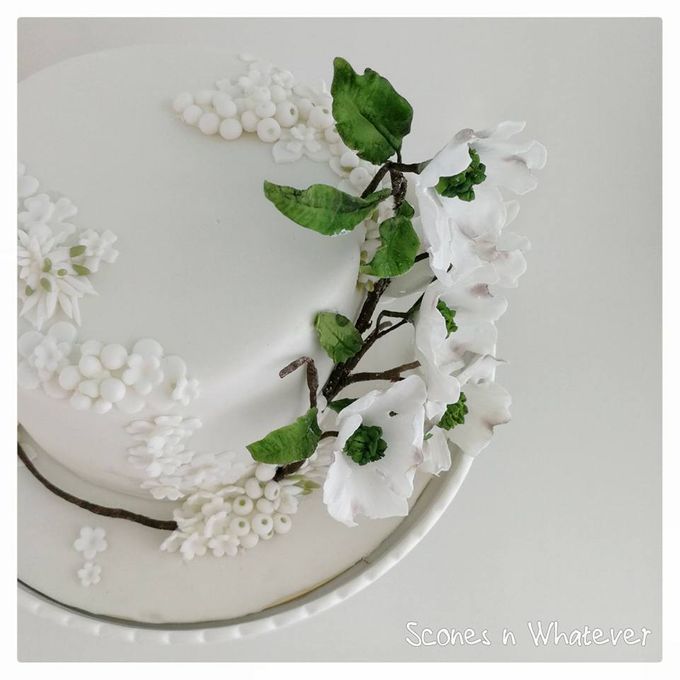 Dogwood blossom branch and floral beads by Scones n Whatever by Kim Teo - 002 Dogwood blossom branch and floral beads by Scones n Whatever by Kim Teo - 002