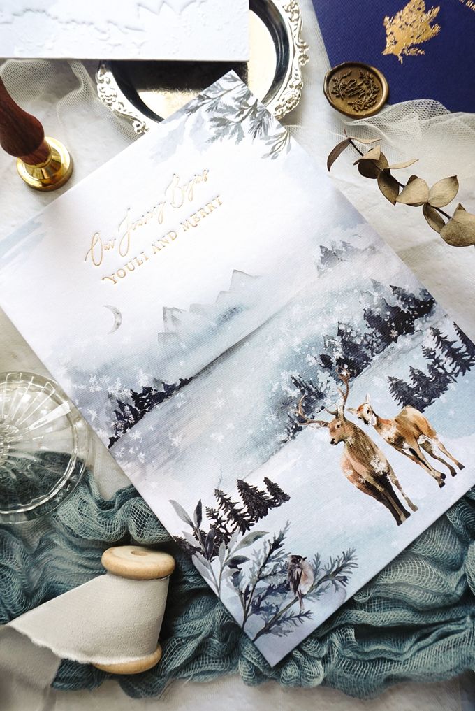 Winter Wonderland by Trouvaille Invitation - 004 Winter Wonderland by Trouvaille Invitation - 004