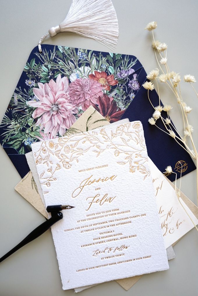 Enchanting Orchard by Trouvaille Invitation - 002